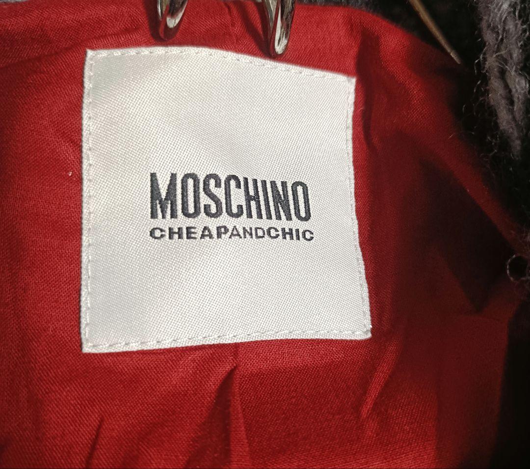 MOSCHINO　モスキーノ　千鳥格子柄　コート