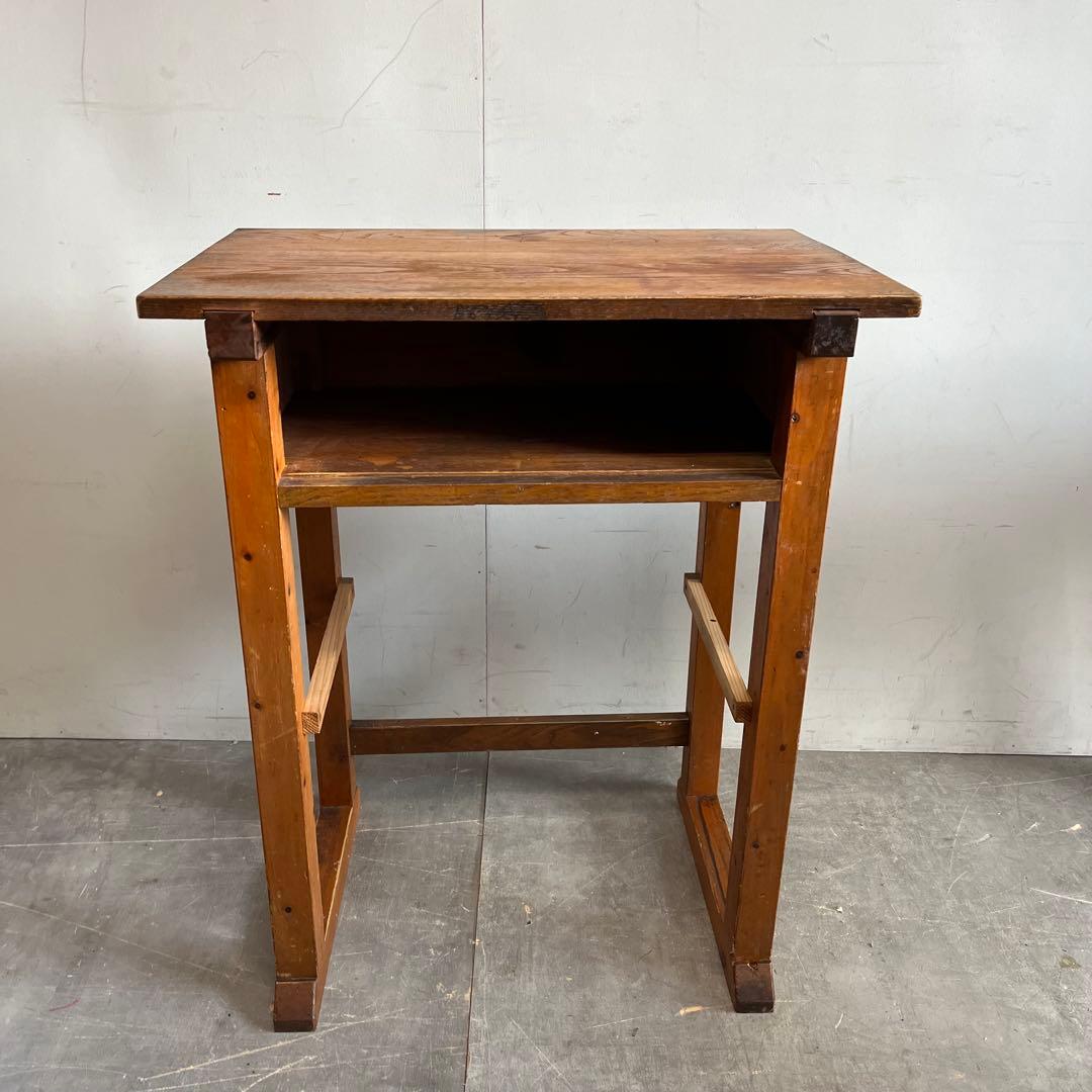 アンティーク デスク テーブル 学習机 シャビーシック レトロ