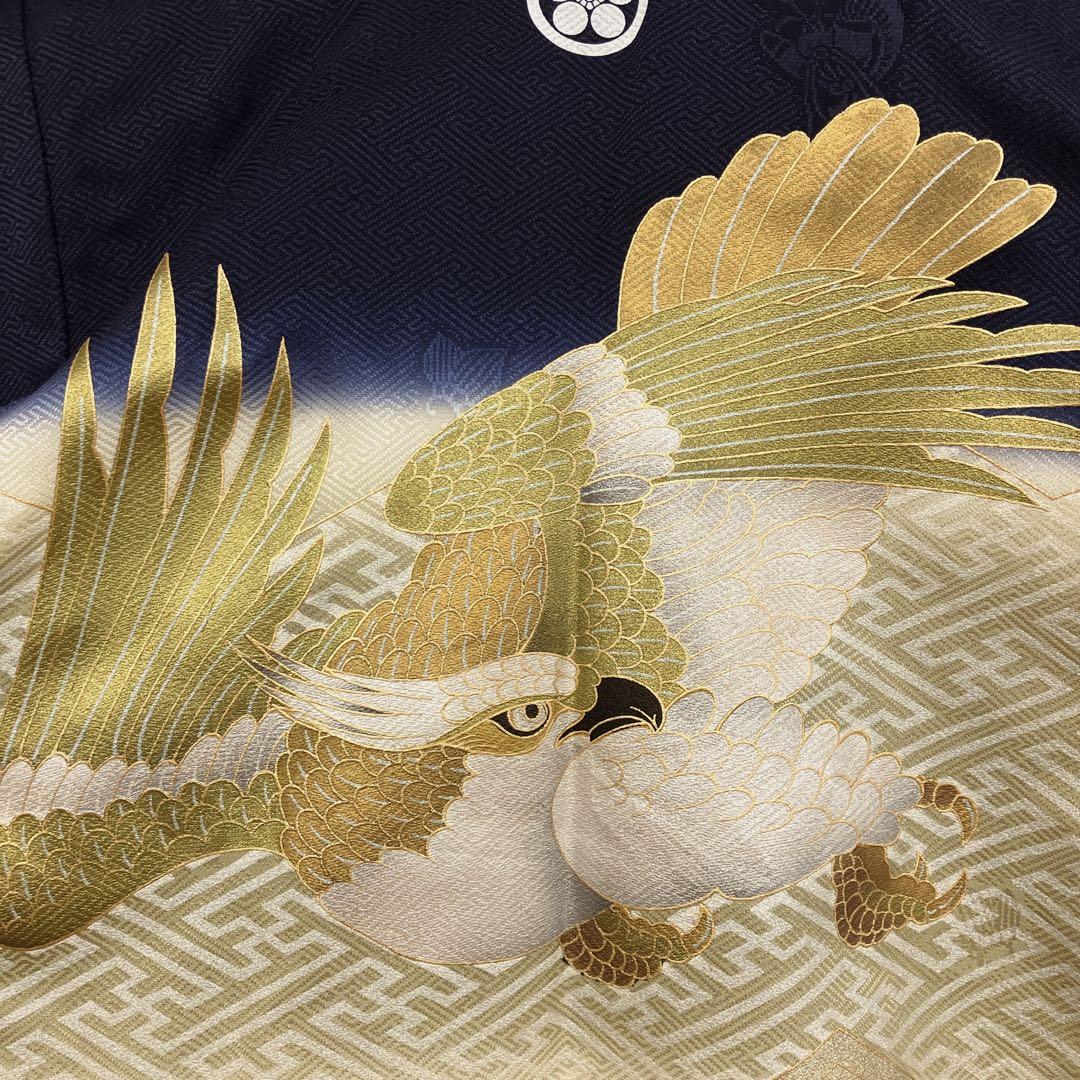 ◎mk-483　高級　逸品　男児　御祝着・襦袢 セット　お宮参り　10-14