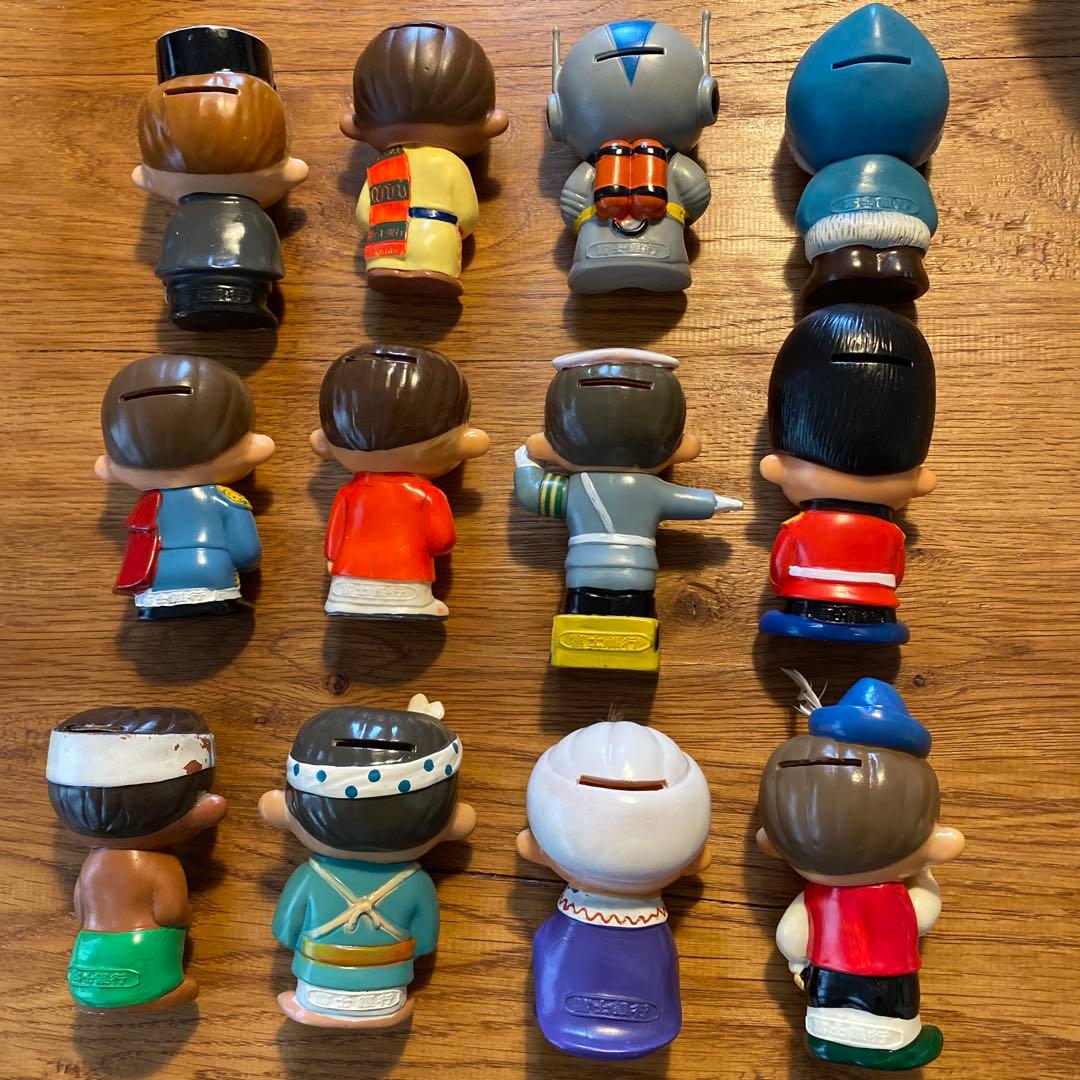 富士銀行　ぼくちゃん　貯金箱　12体