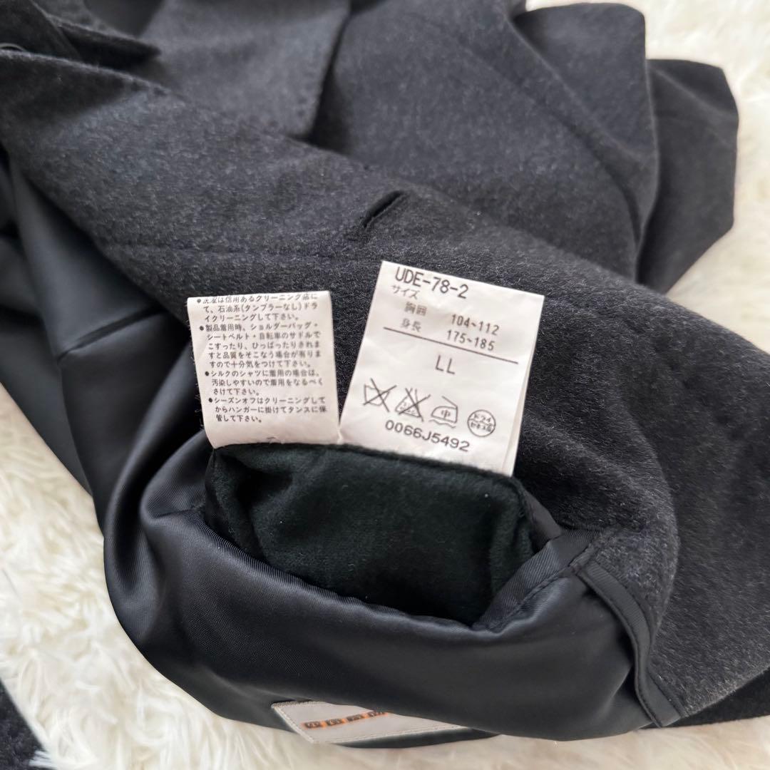 美品 Thames Point チェスターコート カシミヤ100% 黒 ブラック