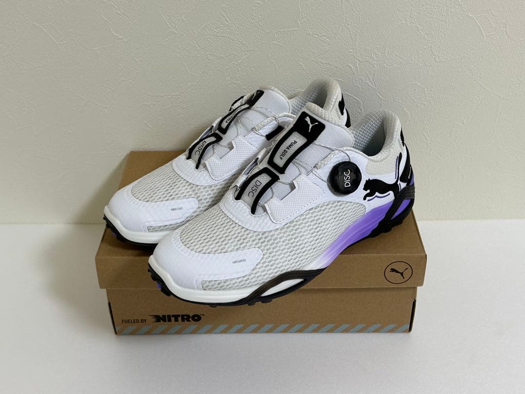 プーマゴルフ メンズ シャドウキャットニトロ ディスクスパイクレスゴルフシューズ