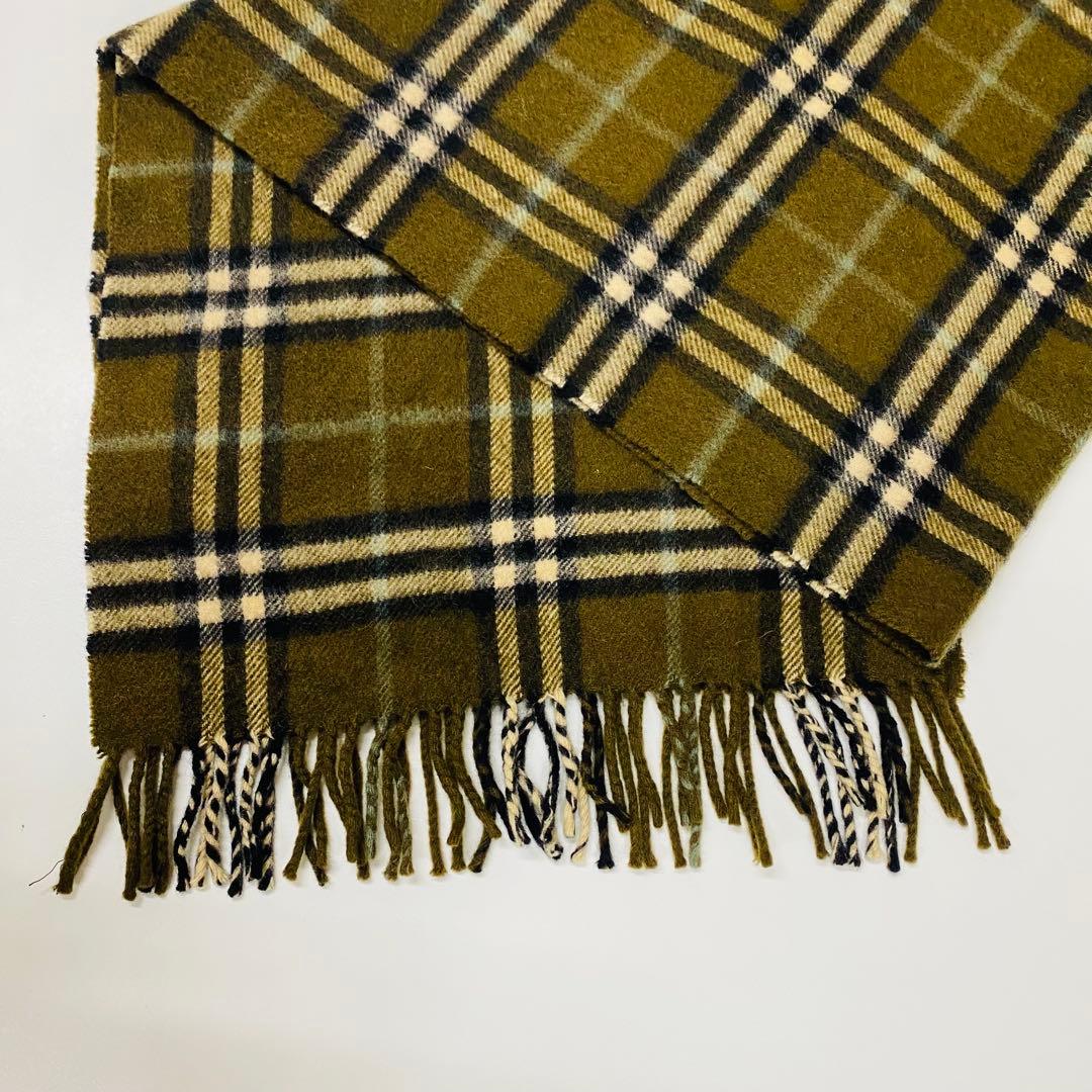 希少 Burberrys カシミヤ100% イギリス製 マフラー チェック柄