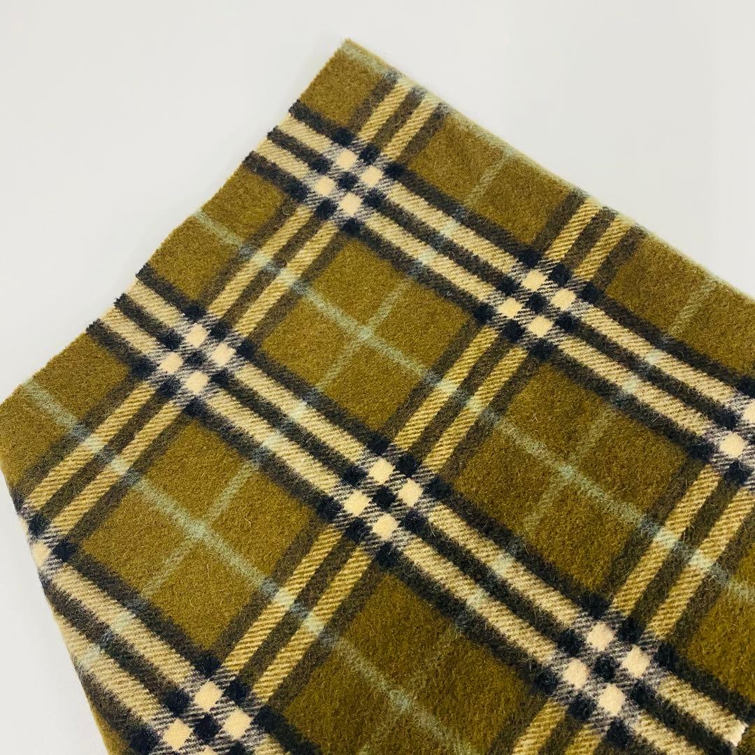 希少 Burberrys カシミヤ100% イギリス製 マフラー チェック柄