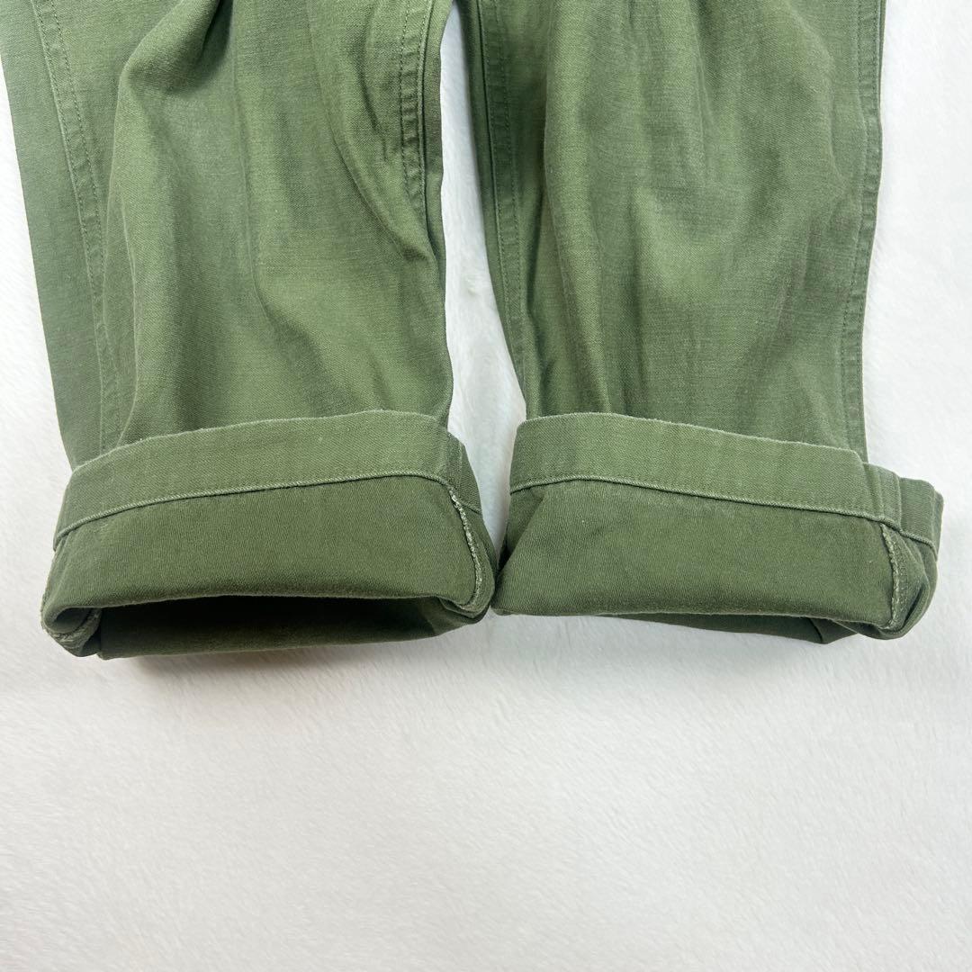 b1365✨美品✨【Shinzone】ベイカーパンツ　希少サイズ　40　カーキ