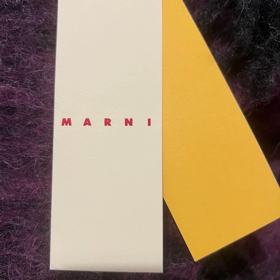 [未使用] 高級MARNI マルニ　超大判ウール　モヘア　マフラー　大人気　‼️