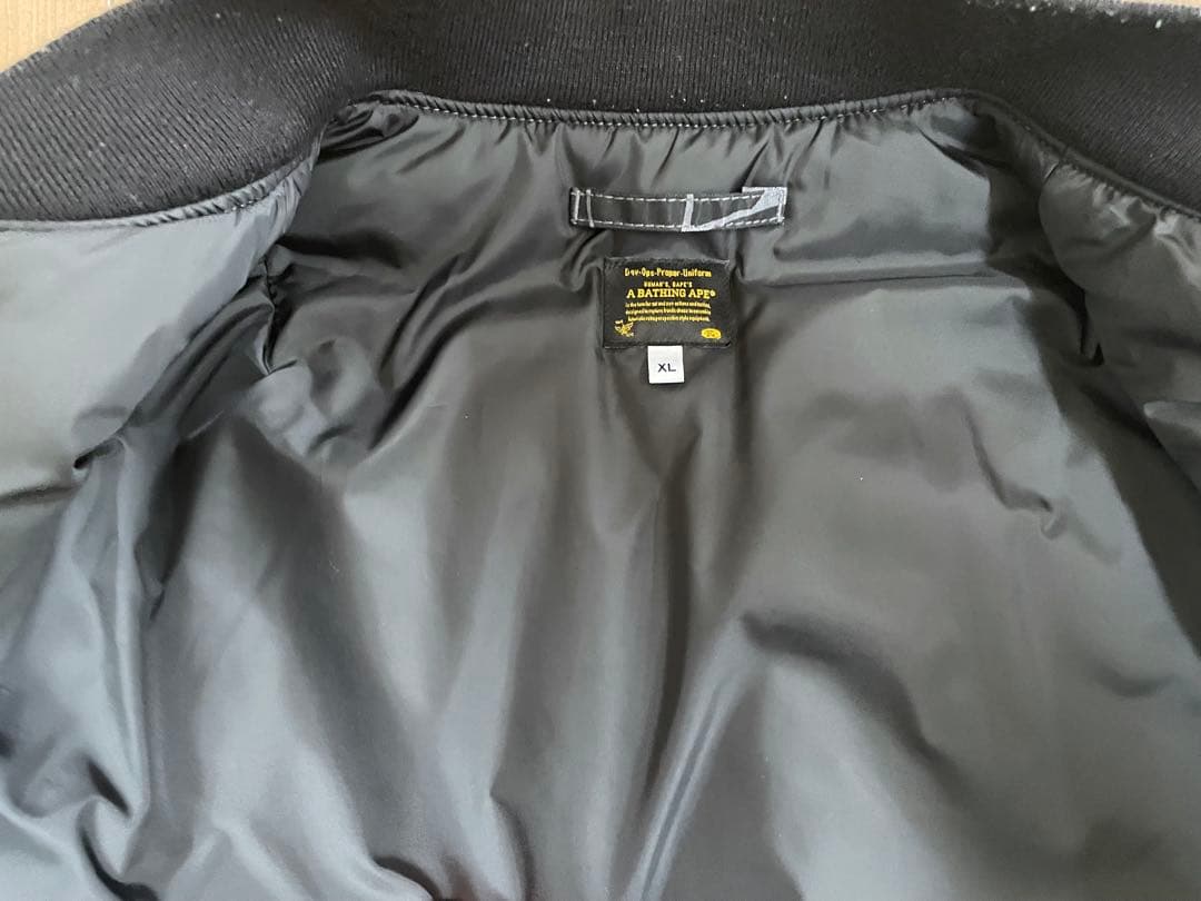 BAPE MA-1ジャケット XL 迷彩・ホワイト