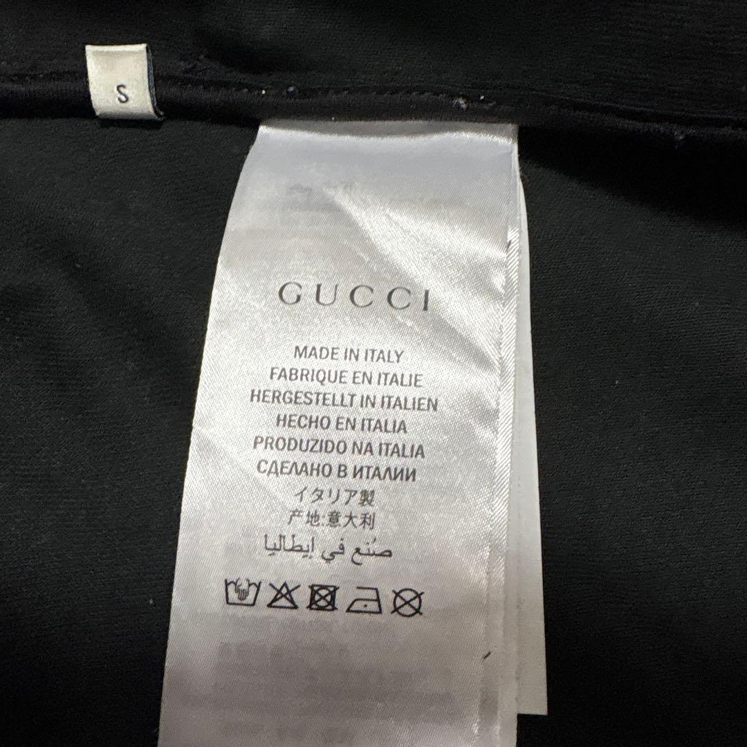 GUCCI グッチ トラックジャケット ジャージ サイドライン ロゴ S