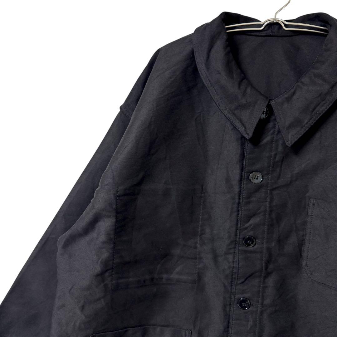 60s BEAU-FORT ブラックモールスキン カバーオール ワークジャケット