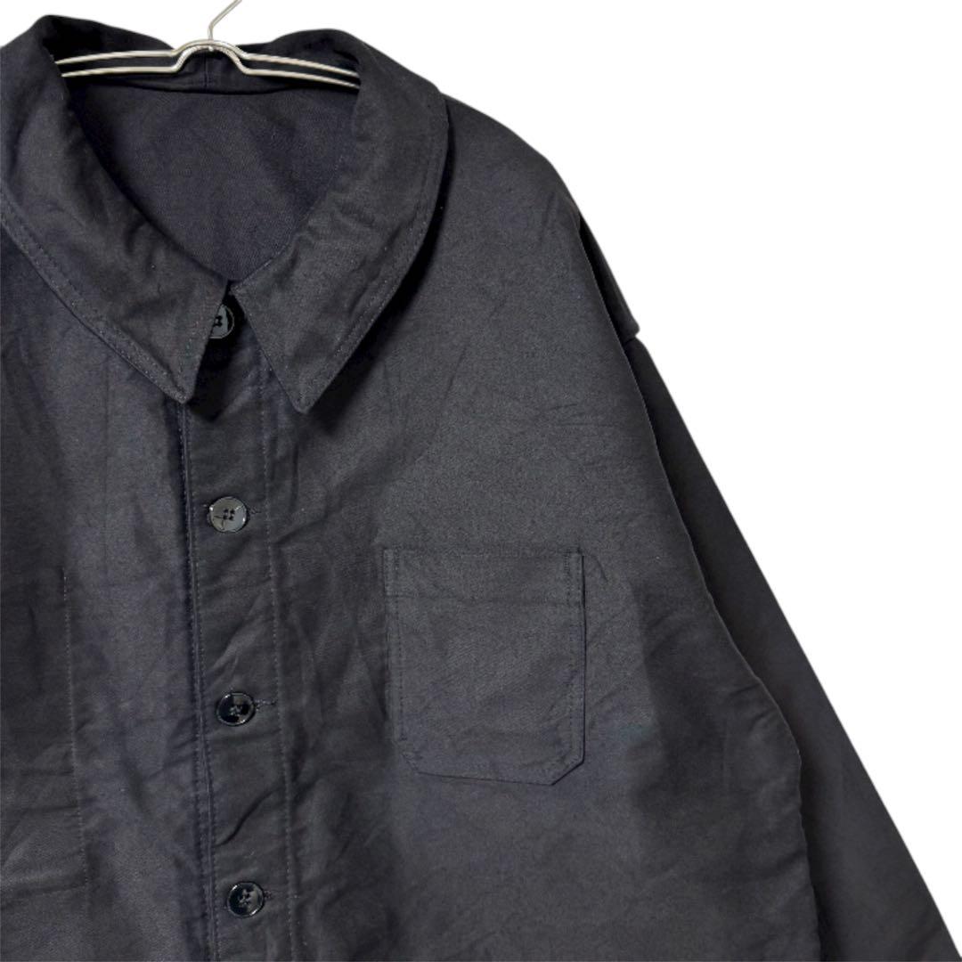 60s BEAU-FORT ブラックモールスキン カバーオール ワークジャケット
