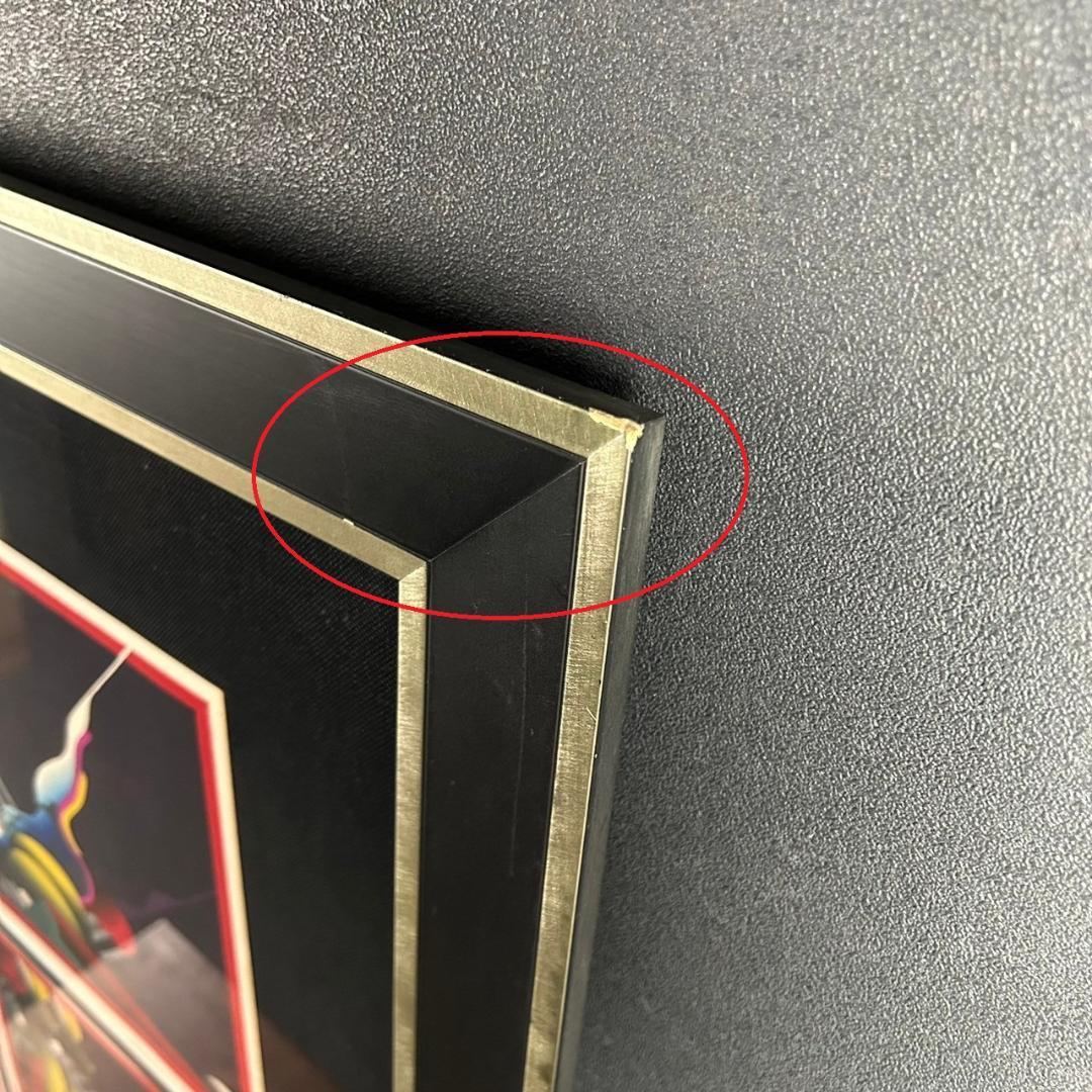 黒崎彰「万華鏡」4枚連作 木版画 直筆サイン入り 額縁入り 限定100点