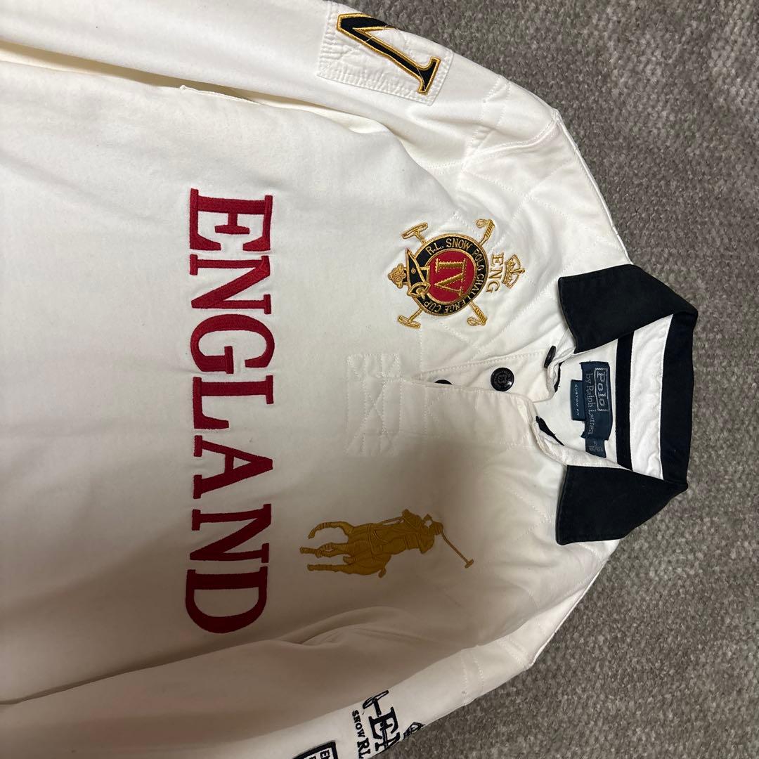 ポロラルフローレン イングランド ビッグポニー エンブレム ポロシャツ sサイズ