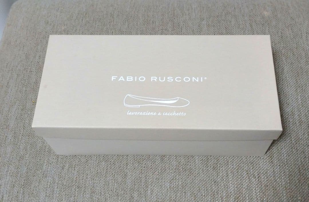【箱付き未使用】ファビオルスコーニ　Fabio　Rusconi　フラットパンプス