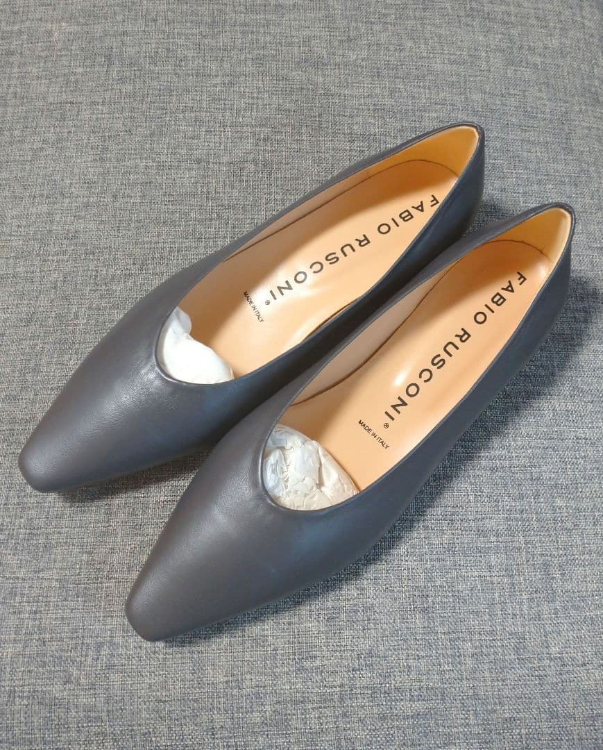 【箱付き未使用】ファビオルスコーニ　Fabio　Rusconi　フラットパンプス