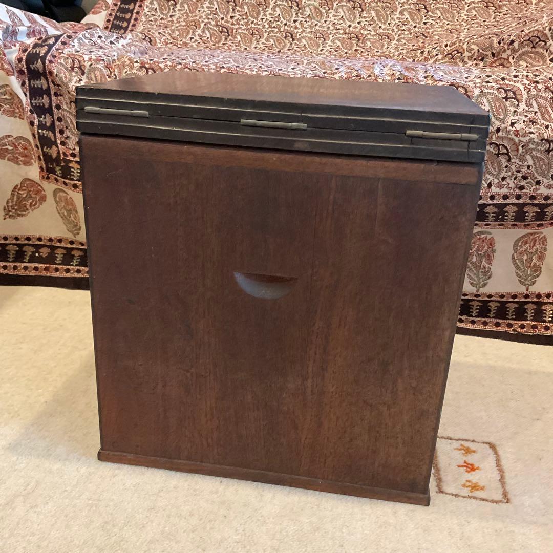 1080【手造り文机】折りたたみ式 年代物