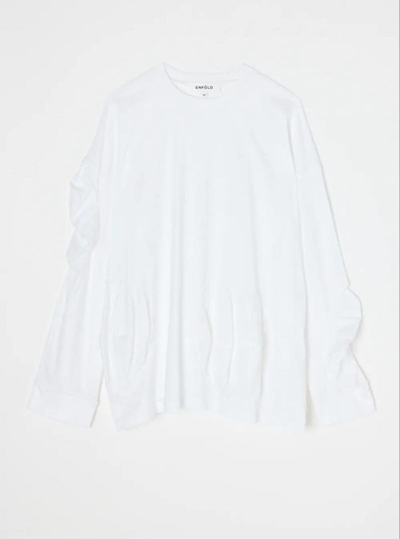トップス 2025AW BALL DRAPE LONG-SLEEVE-T-SHIRT