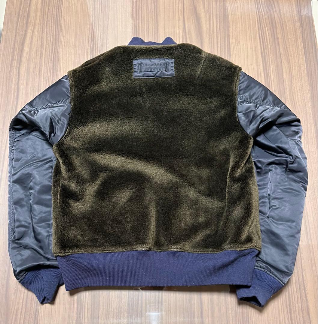 美品　ハリラン　MA1 フライトジャケット　リバーシブル　ブルゾン　ミリタリー
