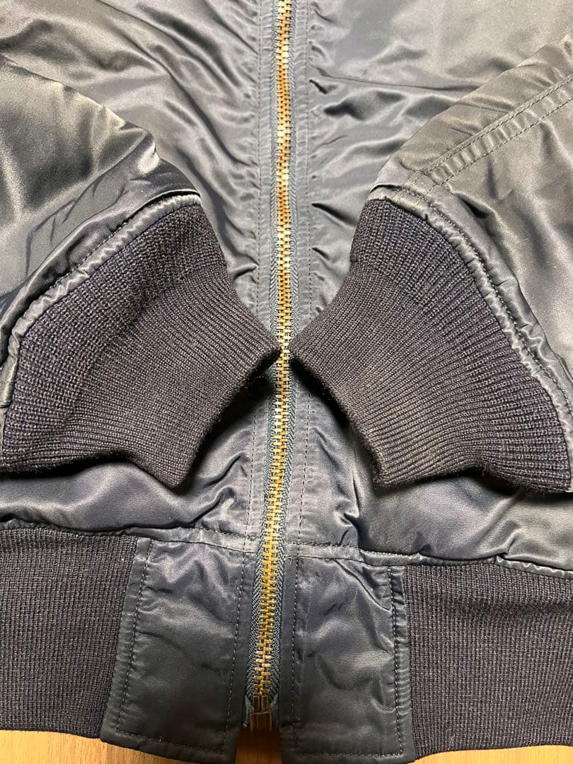 美品　ハリラン　MA1 フライトジャケット　リバーシブル　ブルゾン　ミリタリー