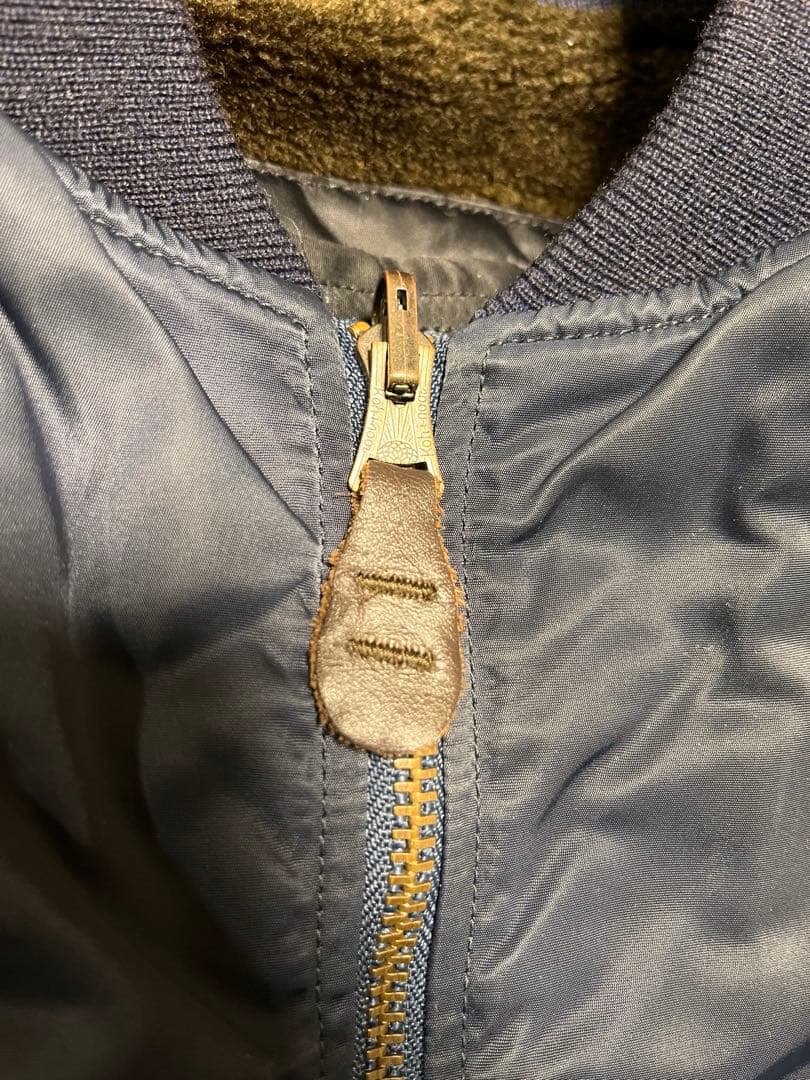 美品　ハリラン　MA1 フライトジャケット　リバーシブル　ブルゾン　ミリタリー