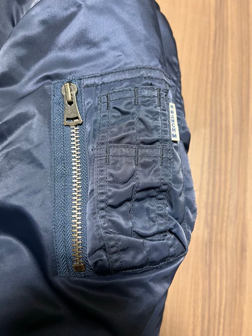 美品　ハリラン　MA1 フライトジャケット　リバーシブル　ブルゾン　ミリタリー
