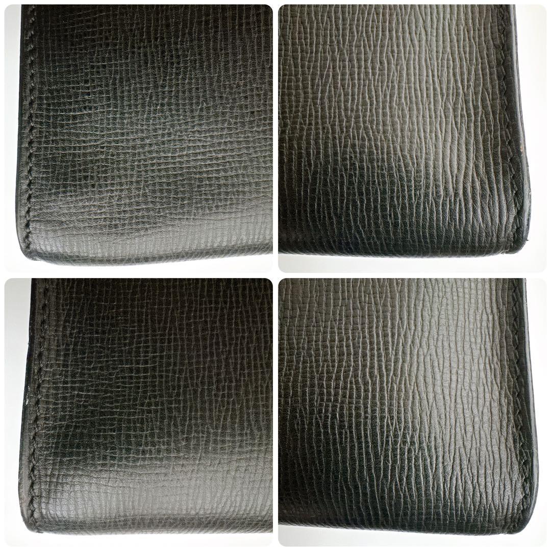 セリーヌ クラッチ セカンド バッグ マカダム ロゴ 本革 黒 ゴールド金具