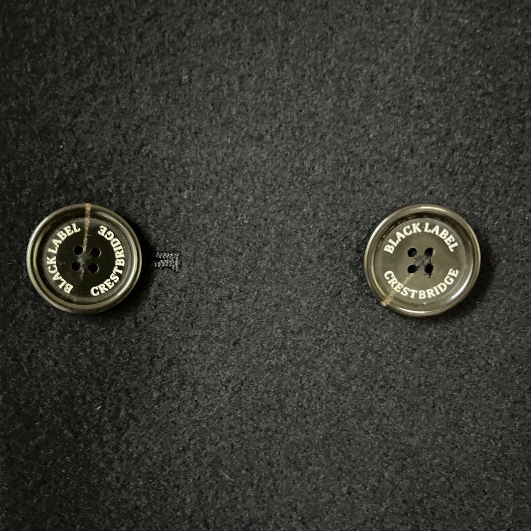 ブラックレーベル　ウールピーコート　Lサイズ　　ブラック　　洋服