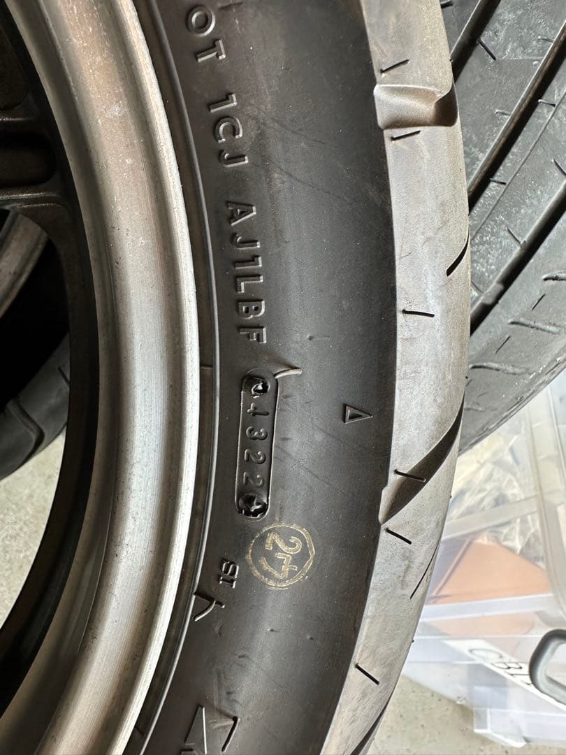 イグマ様 前後セット　ジェイド250 タイヤホイール