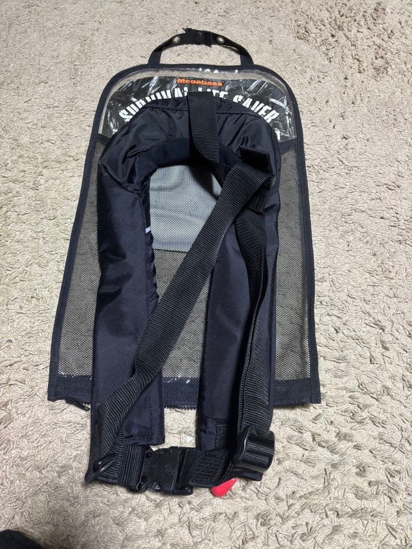 メガバス　ライフジャケット　ブラック