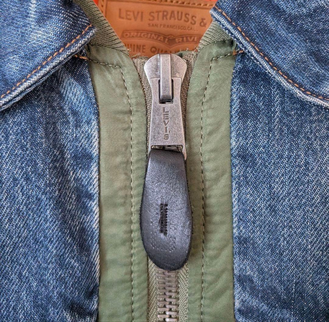 希少完売XS LEVI’S MA-1 HYBRID TRUCKER JACKET