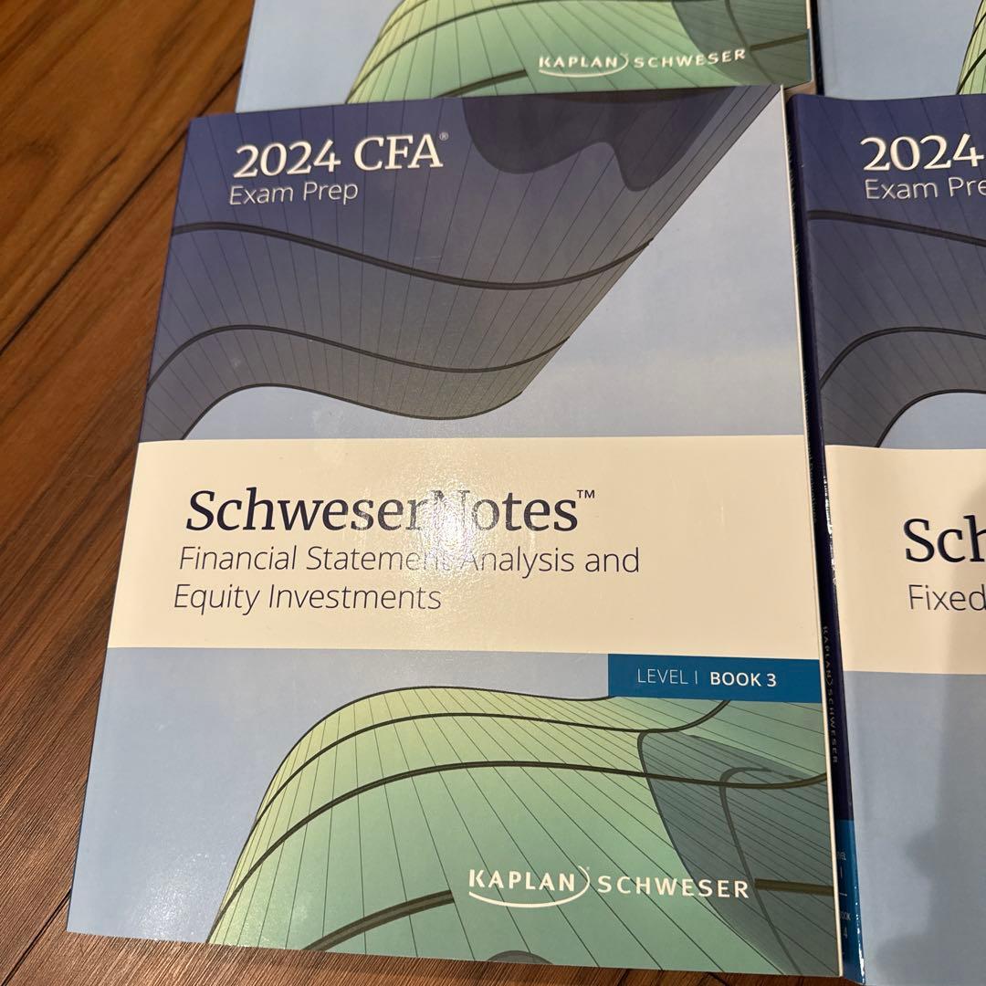 語学・辞書・学習参考書 2024 CFA Level1 SchweserNotes