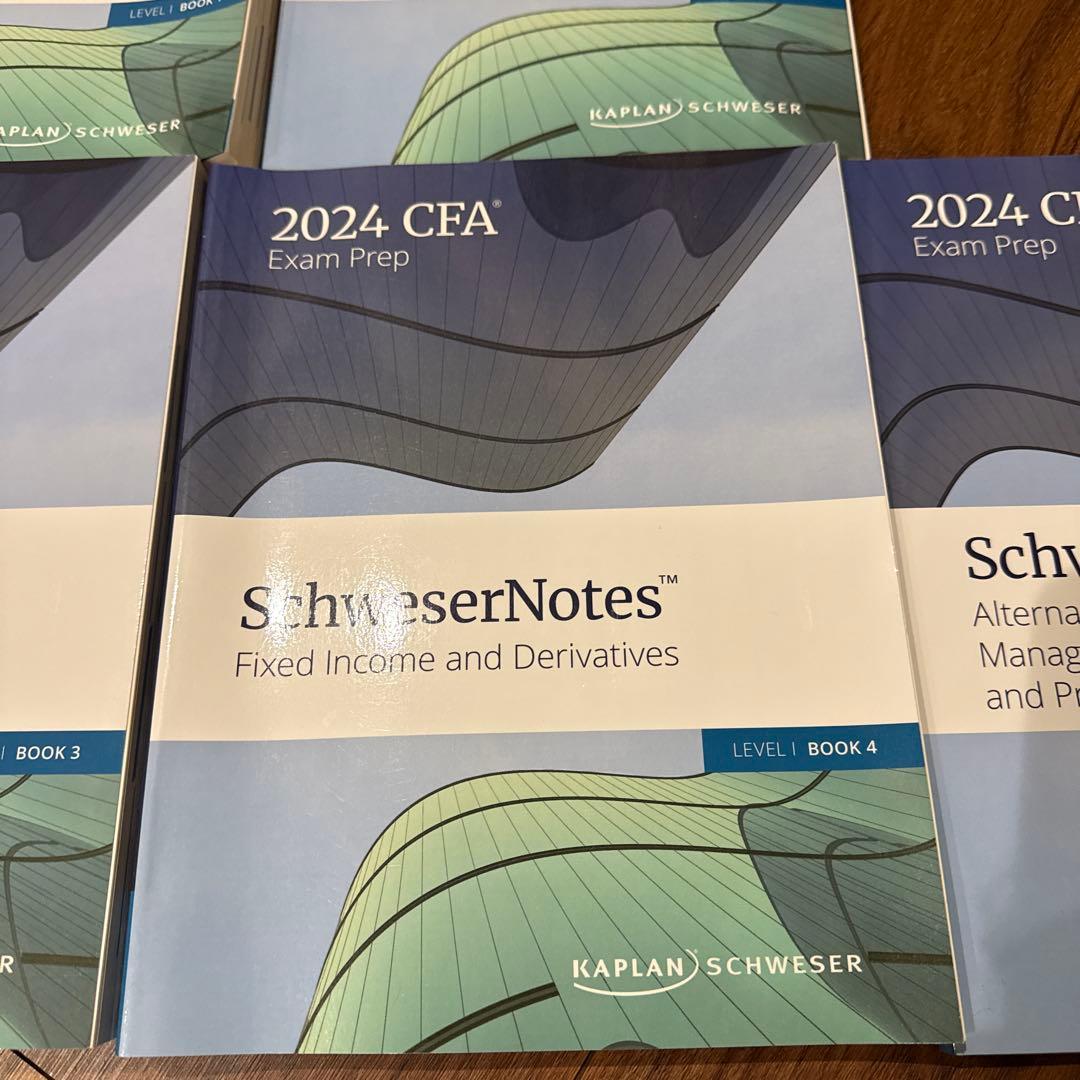 語学・辞書・学習参考書 2024 CFA Level1 SchweserNotes