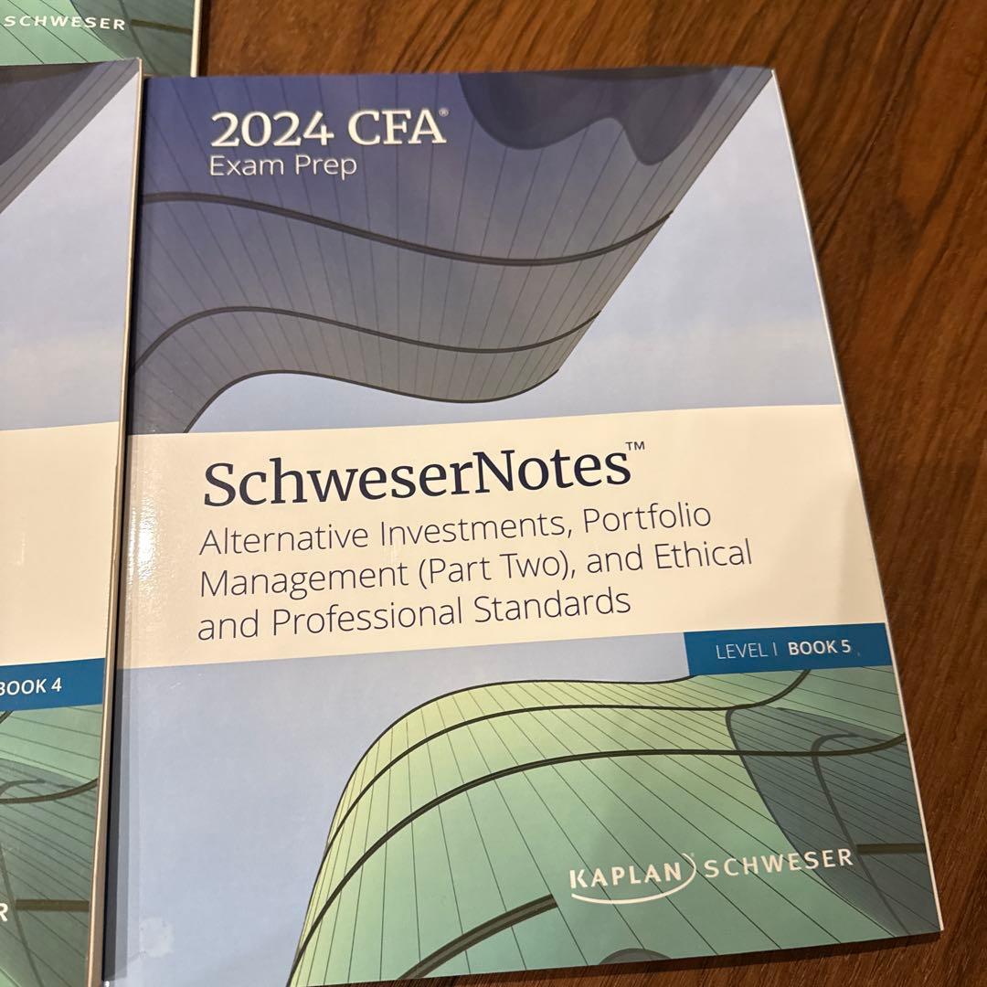 語学・辞書・学習参考書 2024 CFA Level1 SchweserNotes