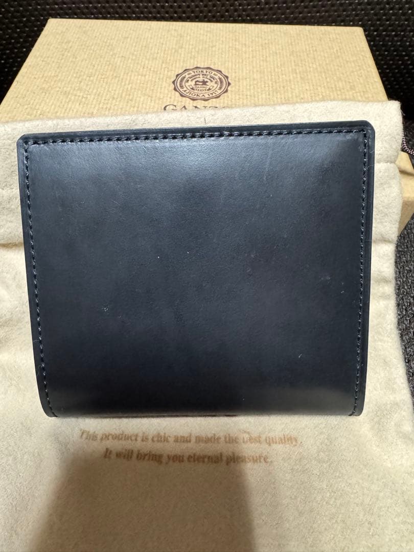 v*n様 【未使用】ganzo大阪店限定ダブルホックウォレット　シェルコードバン