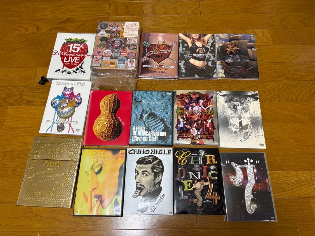 L'Arc〜en〜Ciel DVD & BEST ALBUM 他