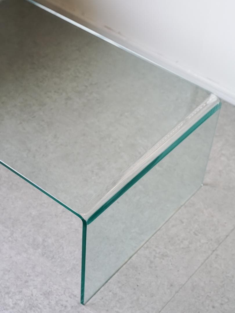 【BG】　SATURN ガラス コーヒーテーブル モダン