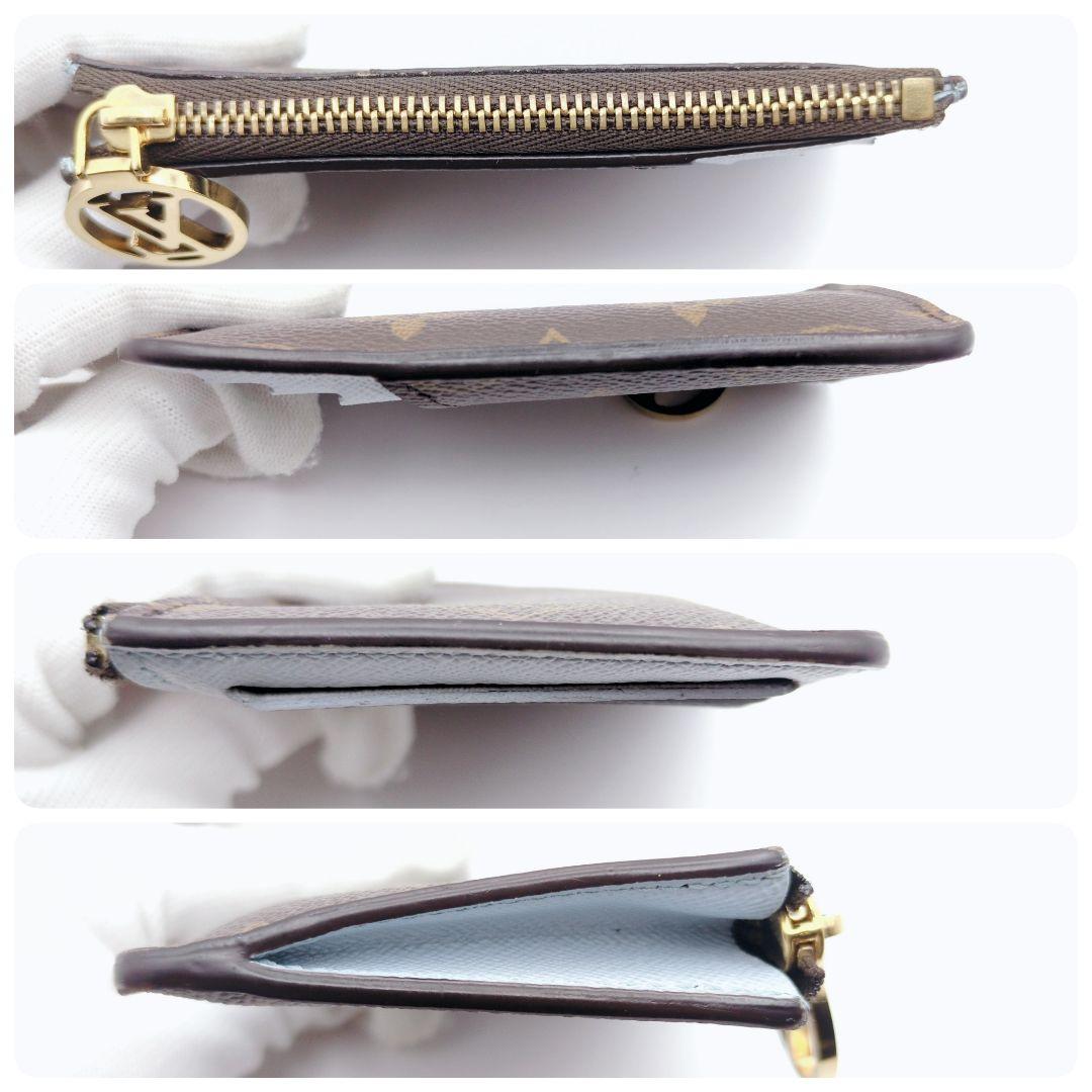 美品✨ルイヴィトン モノグラム フラグメントケース ポルトカルト ロミー ブルー