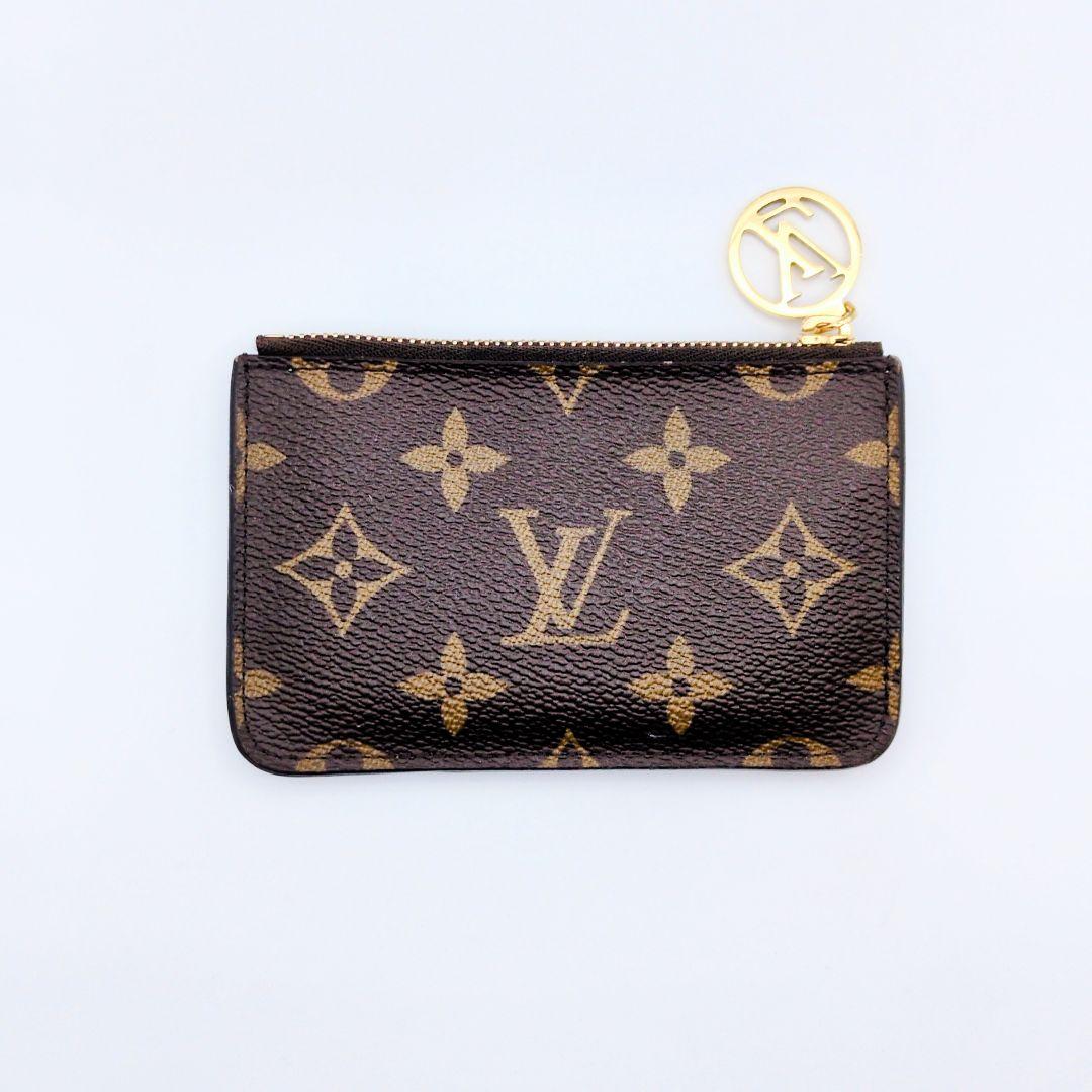 美品✨ルイヴィトン モノグラム フラグメントケース ポルトカルト ロミー ブルー