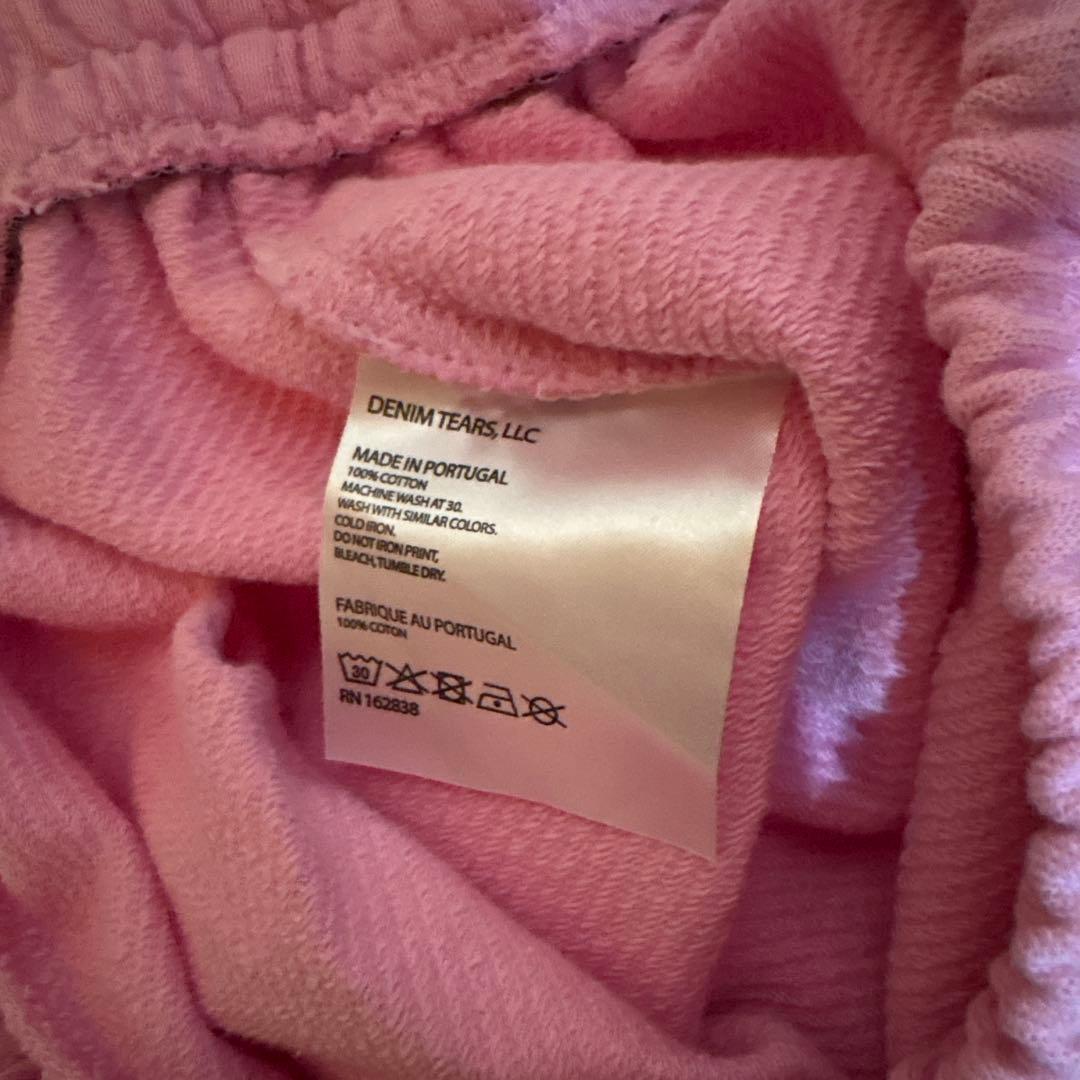デニムティアーズ　ハーフパンツ　ピンク S