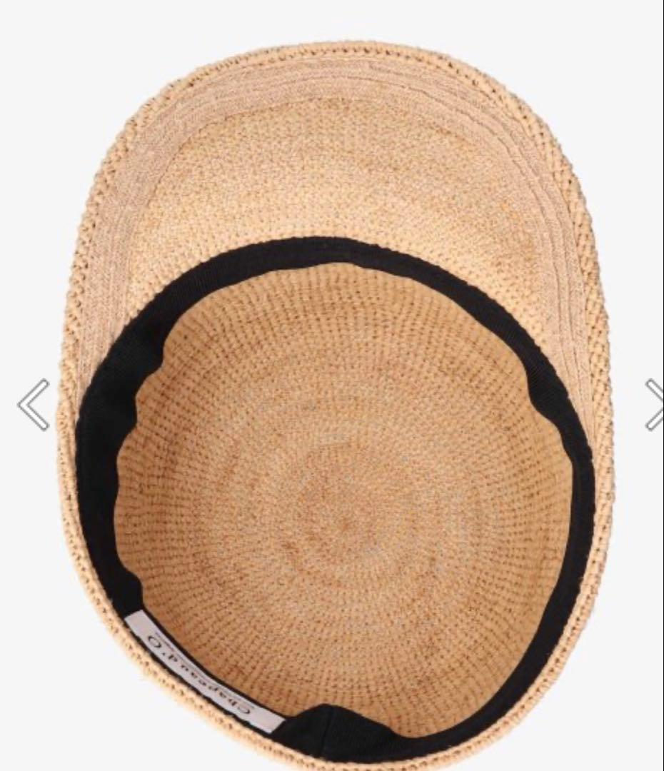 【人気完売】Chapeau d' O MixRaffia Crochet Cap