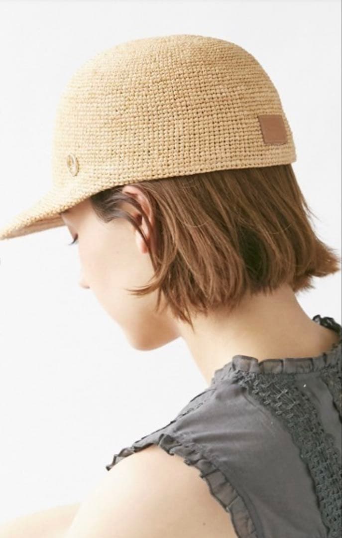 【人気完売】Chapeau d' O MixRaffia Crochet Cap