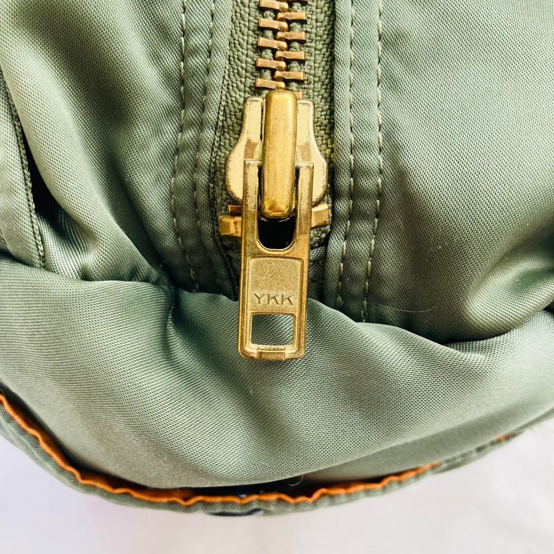 ポーターPORTERタンカーLミニボストン緑ダッフルバッグ 廃盤モデル吉田カバン