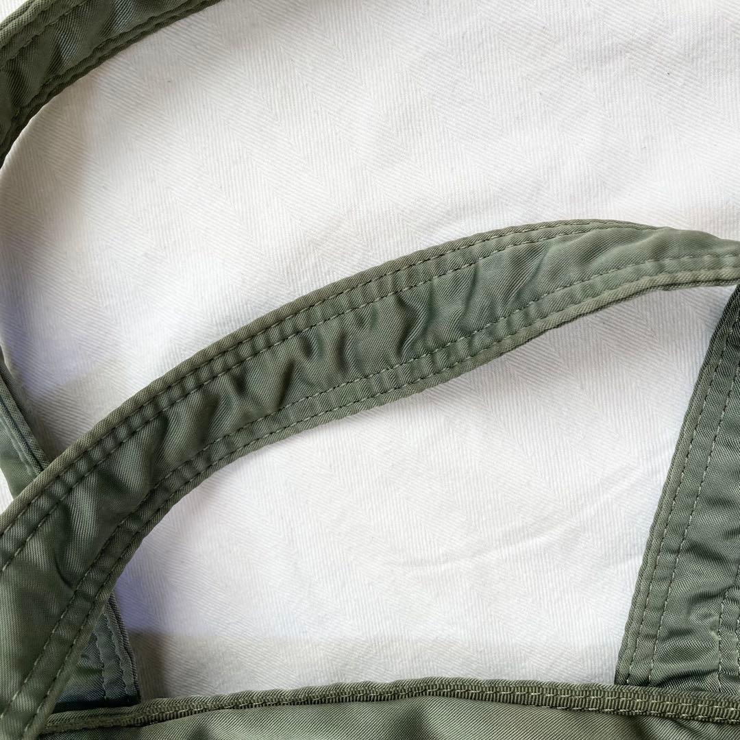 ポーターPORTERタンカーLミニボストン緑ダッフルバッグ 廃盤モデル吉田カバン