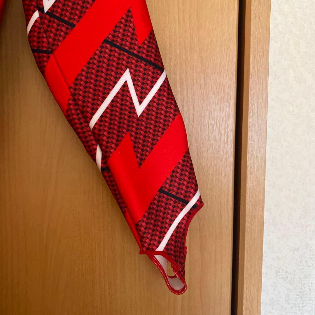 子ども用スキーウェア レッド　150 新品　ワンピース　ワンピ　スキー