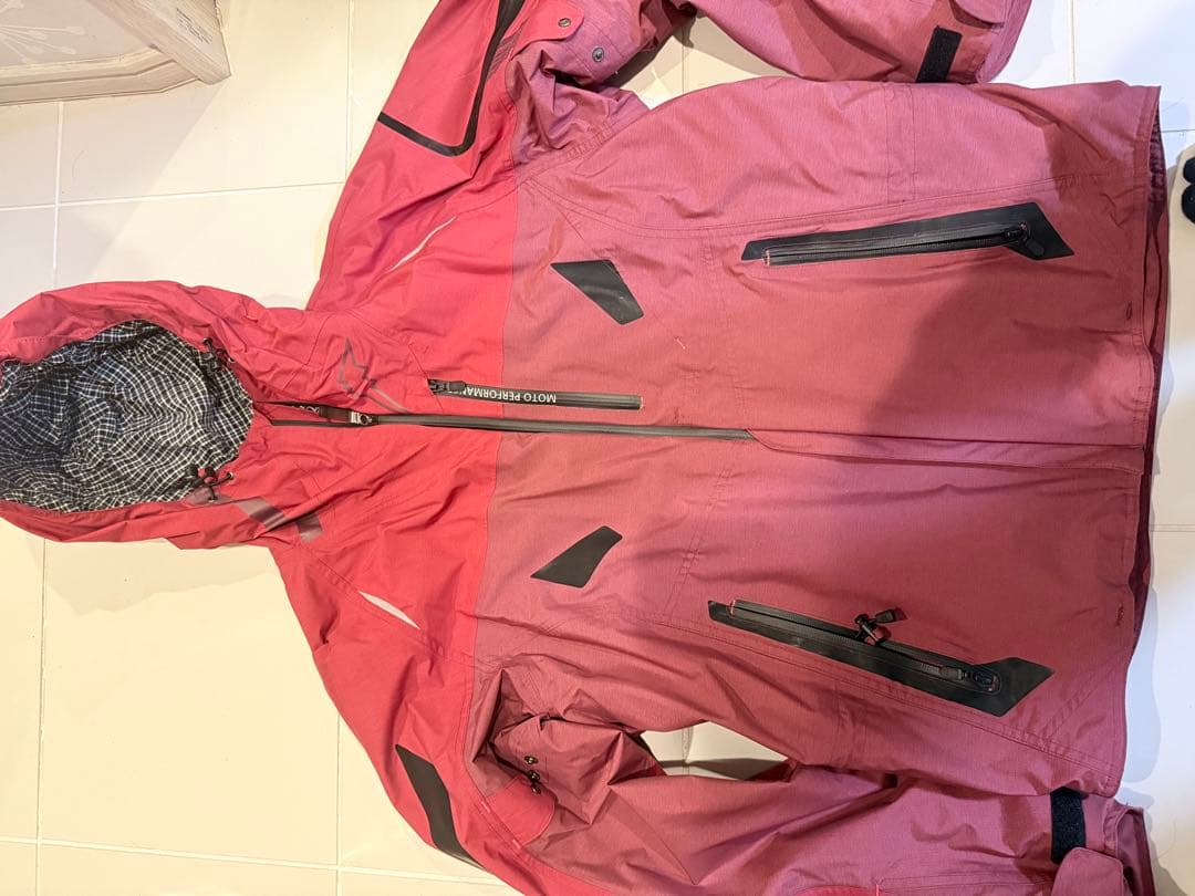 KUSHITANI バイク用アメニタジャケット LL 赤