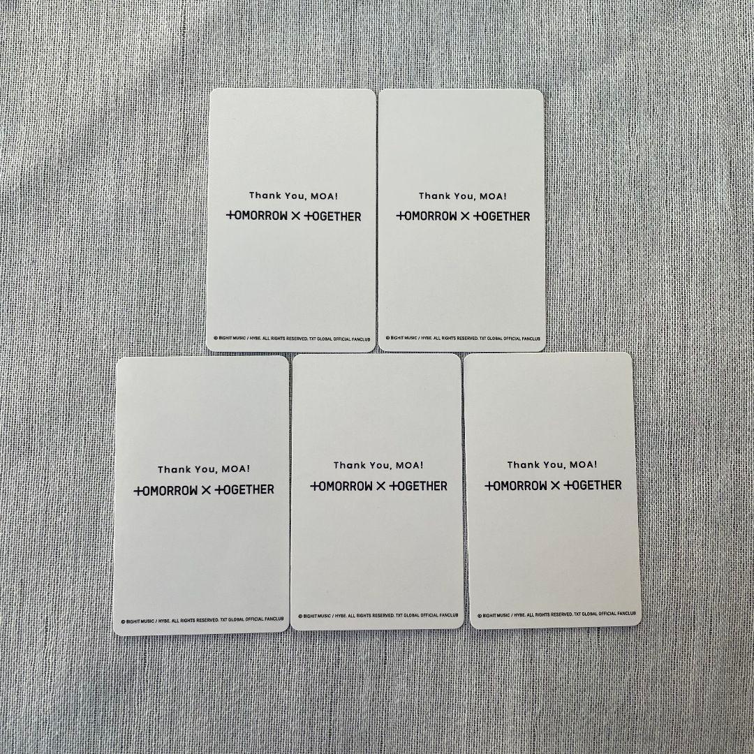 TXT 新規入会 紹介 FC限定 会場限定 トレカ 5枚全員