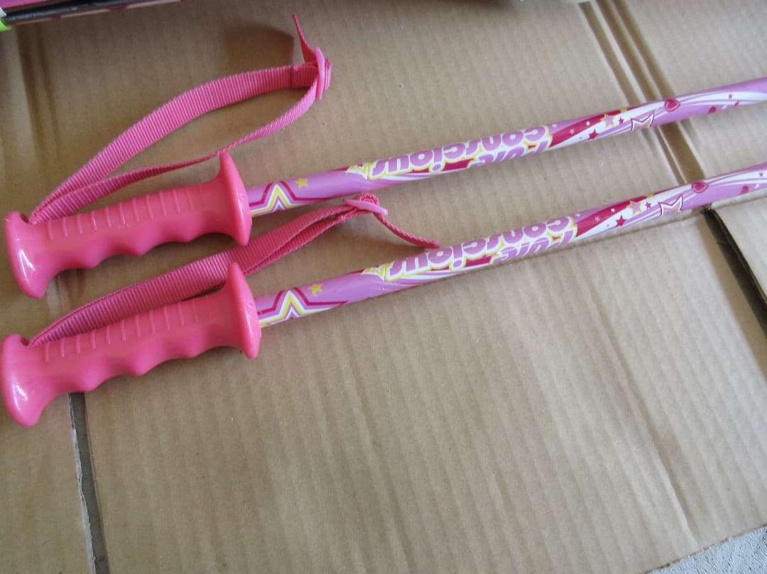 ★★★送料無料！子供用スキーセット 板110cmブーツ21cmストック70cm