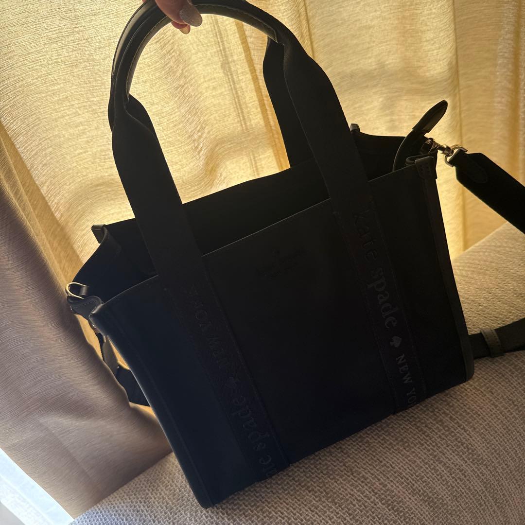 ケイトスペード　トートバッグ　黒