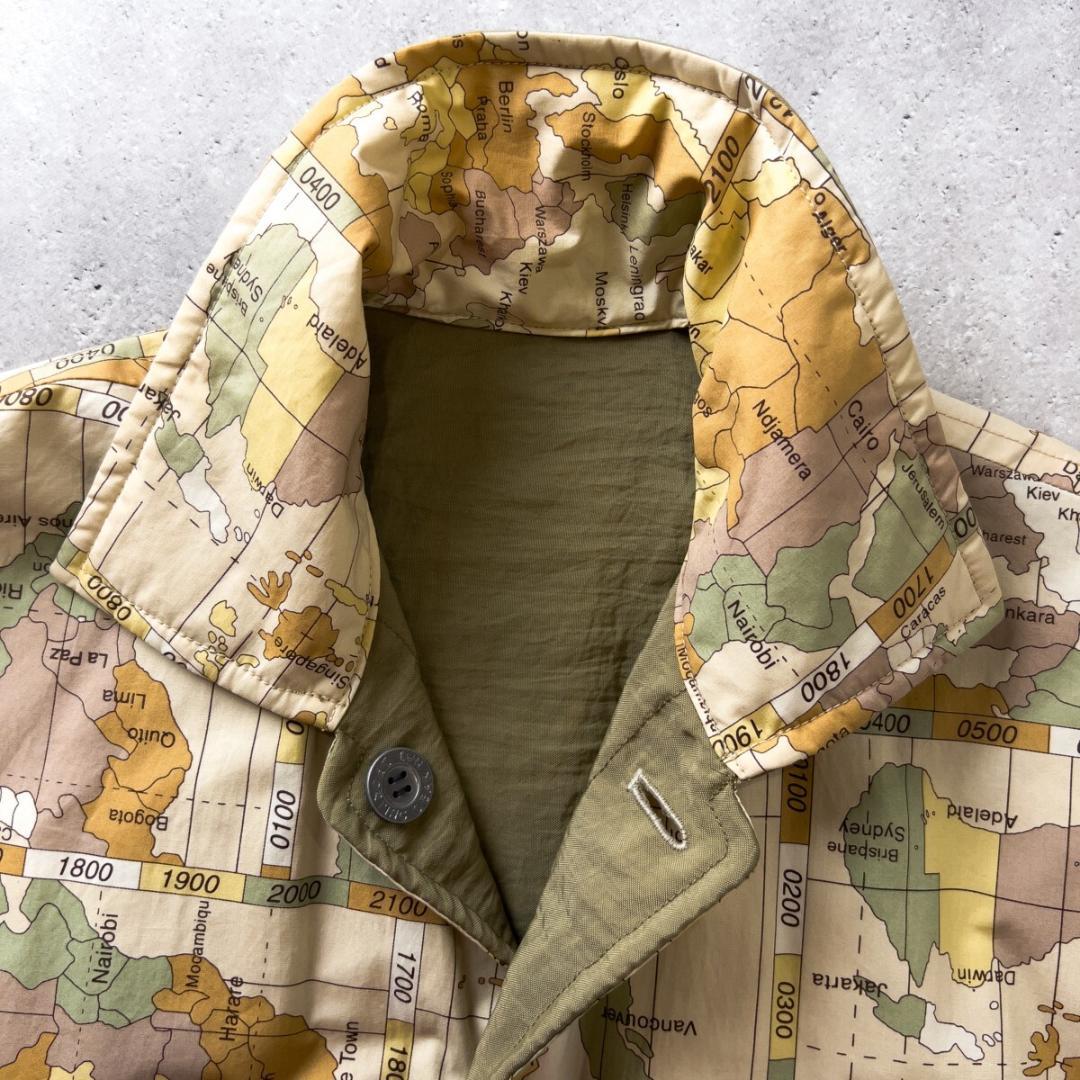 ド*ん様 貴重 HAI ハイ イッセイミヤケ 世界地図 リバーシブル 中綿 ジャ