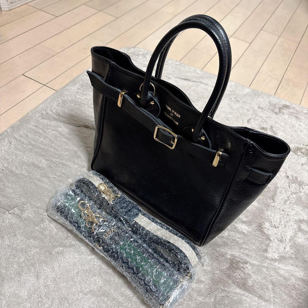 ヤングアンドオルセン 別注ストラップ付きベルトバッグ3