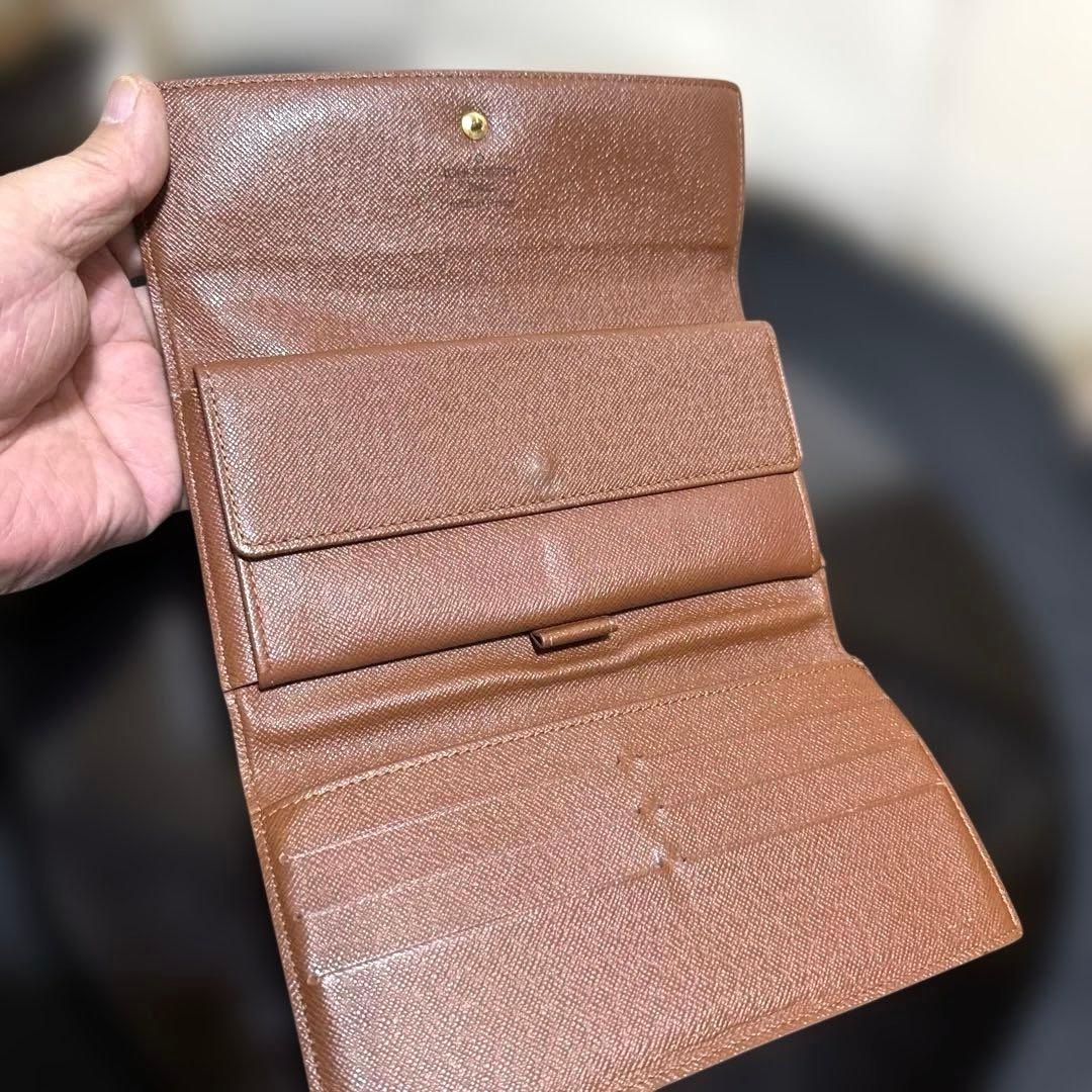 ⑧★使用感少/美品♪モノグラム 三つ折り長財布